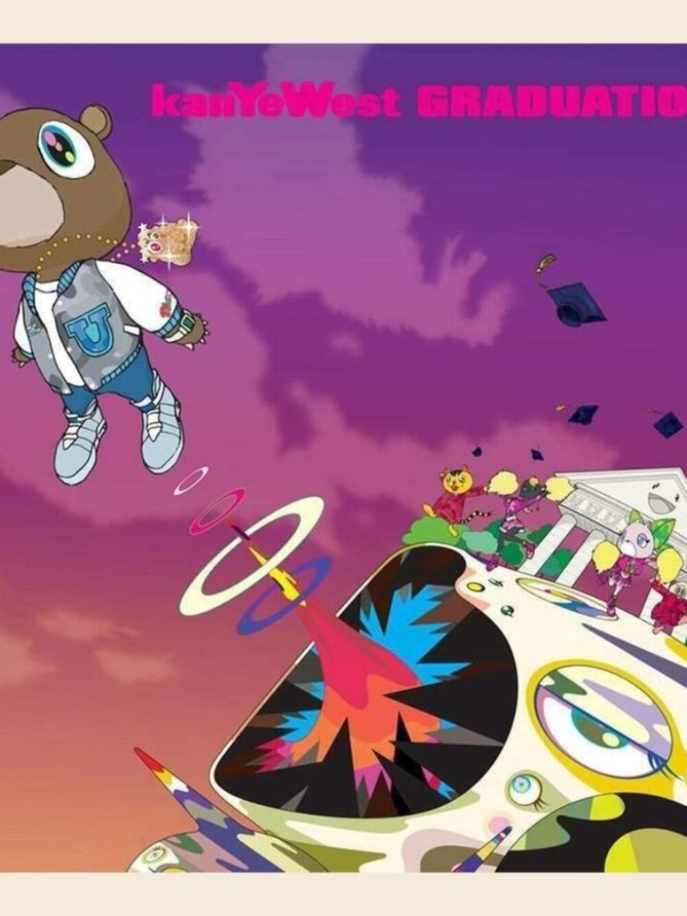 Kanye West Graduation Art Music Album Poster_